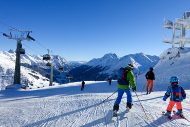 att åka skidor i Österrike