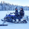 Att resa-podden på snöskoter i Sverige